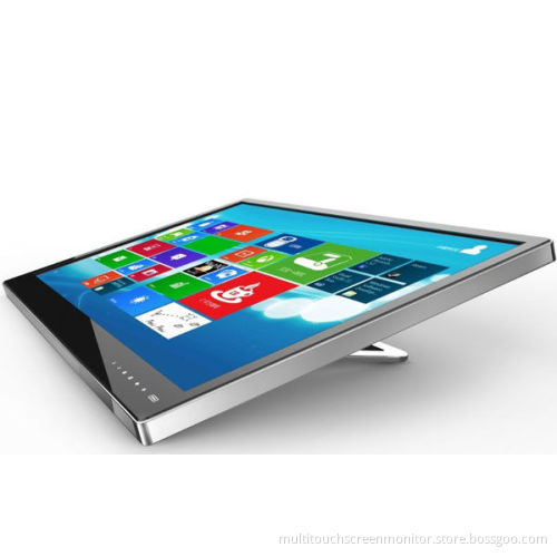 Black Touchscreen Panel Pc High Resolution Finger Touch For School / Hospital